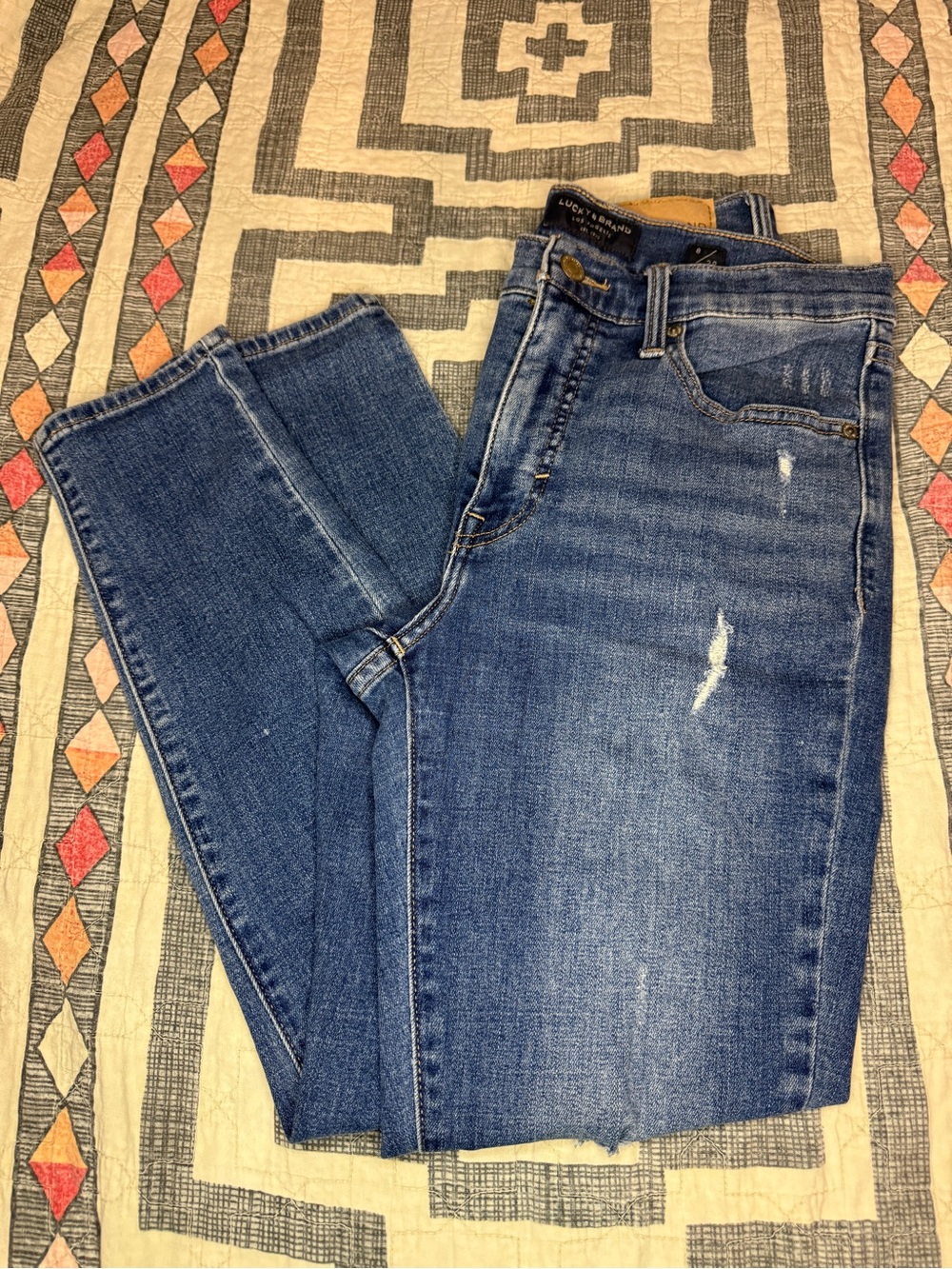 Lucky Brand Distressed Skinny Jeans